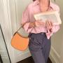New Arrivals Women Handbags Luxury PU Leather Hand Wristlet Bag High-End Quality Designer Fashion Lady Shoulder Bag