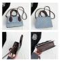 KBW711 Women Bag New Versatile Fashion One Shoulder Crossbody Bag Ladies Advanced Texture PU Handbag Square Bag