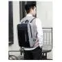 Hot Selling Unisex Vintage Style Travel Laptop Backpack 3 Compartment Set with Zipper Closure Polyester Lining for Students