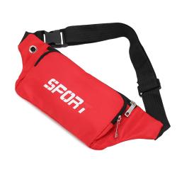 Wholesale Waist Pouch Bag Custom Logo Outdoor Sports Jogging Fanny Pack Nylon Waist Bag