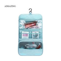 Hanging Makeup Bag Set Cosmetic Bag Waterproof Zip Handle Hanging Travel Toiletry Bag For Men And Women Make