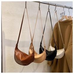 Pure Color Leather Crossbody Bags For Women Large Capacity Women'S Bags Shoulder Bag Fashion bolsas para mujer