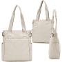 Hot New Products China Suppliers Leisure Canvas Tote Shoulder Bag Recycled Shopping Bag Portable Handbag With Zipper And Pockets