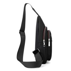 Custom logo single shoulder bags waterproof crossbody small sling bag man nylon travel chest bags
