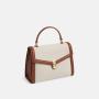 Custom Manufacturer Cross Body Bag Women PU Leather With Canvas Tote Bag Fashion Ladies Handbags For Women