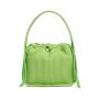 2024 Custom Drawstring Bucket Purse Handbag For Ladies Bag With Leather Wrinkled