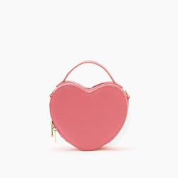 OEM ODM Fashion Cross Body Bag Ladies Shoulder Bag Luxury Vegan Leather Heart Shaped Handbag For Women
