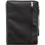 Black Canvas Bible Cover for Men and Women Large Zippered Case for Bible or Book