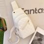 Hot Selling Lingge Embroidered PU Leather Chest Bag 2024 Ladies Wholesale Women's Shoulder Crossbody Bag