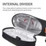 Lunch Cooler Bag for Picnic Large Capacity Thermal Insulation Bag New Wine Package Waterproof Single Shoulder 2 Bottles Red