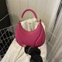 2024 new niche design candy colored portable shoulder bag