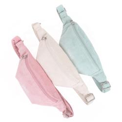 CHANGRONG Custom winter new waterproof Corduroy waist bag for girls