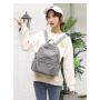 ZR244 New Women's Large Capacity Waterproof Backpack Fashion Light Travel Bag Oxford Canvas Nylon Backpack Trend