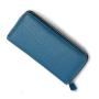 Comfortable genuine leather long wallet with rfid card holder protection classic pebble leather women purse