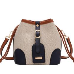 ZR686 Women's Bags Fashion PU Girl Retro Small Square Bag Simple Button Shoulder Lady Crossbody Phone Bucket Bag Female Party