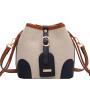 ZR686 Women's Bags Fashion PU Girl Retro Small Square Bag Simple Button Shoulder Lady Crossbody Phone Bucket Bag Female Party