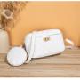 2024 New Diamond Fashionable Messenger Bag Small Fragrance Storage Bag with Large Capacity for Ladies Two-Piece Cosmetic Bag