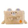 2022 Custom Fashion Cute Cartoon Sling Shoulder Bag Plush Frog Crossbody Bags for Girls