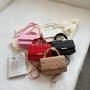 ZR261 Lingge Elegant Pleated Handbag 2023 New Fashion Fashionable Chain One Shoulder Crossbody Small Square Bag