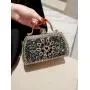 sac tendance 2024  Women's Dinner Bag Luxury Diamond Wedding Square Chain Shoulder Rhinestone Handbag Shiny Evening Clutch Bags