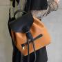 OEM and ODM 2024 new style Casual leather lady's crocodile backpack drawstring bag Sports and leisure backpack