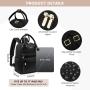 LOVEVOOK Girls Cute Casual School Travel Bagpack Nylon Waterproof Backpack Purse with USB Port Mini Backpacks for Women Ladies