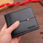 New hot selling men's wallet horizontal credit card holder leisure short multi-card slot wallet man