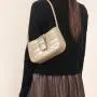 Wholesale Luxury Fashionable Genuin Leather Crocodile Embossed Print Pattern Lady Ladies Shoulder Underarm Bags Handbag