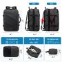 LOVEVOOK 2022 Carry on Backpack Waterproof 40L Anti-Theft travel bags large 17inch men women laptop travel backpacks with USB