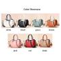 ZWY083 New Collision Color Splicing Ladies Handbag Urban Casual Simple PU Leather Gift Bag for Mom Fashion Hundred Shoulder Bag