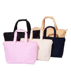 Factory Wholesale Low MOQ Custom Popular Large Capacity Waterproof Ladies Hand Bag Nylon The Tote bag Women's Tote Bag