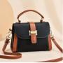 High Quality Luxury PU Leather Crossbody Shoulder Bag Single Strap Zipper Lock Fashionable New Design Women Customizable Brand