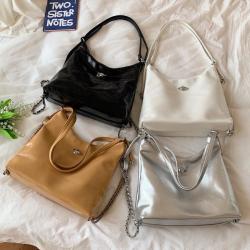 Fashionable high-end large capacity versatile bucket bag