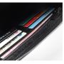 ODM Billeteras Dompet Luxury Fashion Design Saffiano Leather Long Wallet Minimalist Zipper Phone Purse Men's Slim Clutch