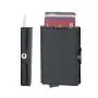 New Typecase Mens Wallet Card Holder Genuine Leather RFID Blocking Smart Minimalist Aluminum Card Case Rfid Card Casual Wallets