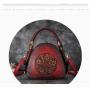 2024 Retro Style embossed pattern shoulder bag  Monochrome women bags Satchel Temperament Female Bag