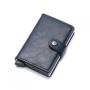 ZF327 RFID Anti-theft Brush Carbon Fiber Men Wallet Card Case Short Multifunctional Money Clip Daily Convenient
