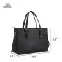 Laptop Bag for Women 15.6 inch Laptop Tote Bag Leather Classy Computer Briefcase for Work Waterproof Handbag