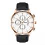 2022 Fashion Leather Man Wrist Watch Band Quartz Wristwatch Reloj Luxury Gold Watch Creative Men Quartz Wristwatches For Men