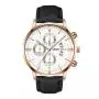 2022 Fashion Leather Man Wrist Watch Band Quartz Wristwatch Reloj Luxury Gold Watch Creative Men Quartz Wristwatches For Men