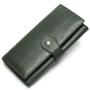 Fashion Retro Genuine Leather RFID Blocking Long Wallets Large Capacity Women Trifold Wallets Phone Holder Clutch Travel Purse
