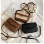Customized Logo Bolsos De Mujer Solid Color Leather Bags Custom Logo Handbag Crossbody Bag