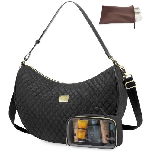 LOVEVOOK 2024 new quilted large carry on weekender gym bags fashion sports travel duffel luggage 3pc handbags for women and girl