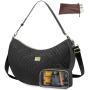LOVEVOOK 2024 new quilted large carry on weekender gym bags fashion sports travel duffel luggage 3pc handbags for women and girl