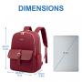 LOVEVOOK Custom Fashion Lightweight bookbag Mochila Travel Stylish Bag College School Business Backpacks for Women with USB port