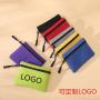 Factory wholesale 2024 new ladies oxford cloth solid color mini zipper coin purse crossbody key bag wallets
