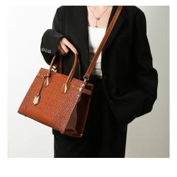 2024 New Vintage Women Fashion Handbags Three Set Wholesale Women Handbags Texture  Shoulder Carrying Crossbody Quality Handbags