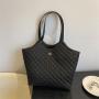 Wholesale Girls Fashion Trends Custom Young Ladies Shoulder Bags Sling Fashion Glass  Big Plaid Handbags For Women 2023