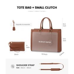 LOVEVOOK designer large shoulder tote bags for women purses and handbags ladies pu leather school office laptop briefcases