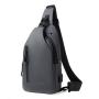 XL047 Hot Sell Young Person Outdoor Sports Waterproof Crossbody Bag with USB Men's Chest Bag Durable Sports Shoulder Bag
